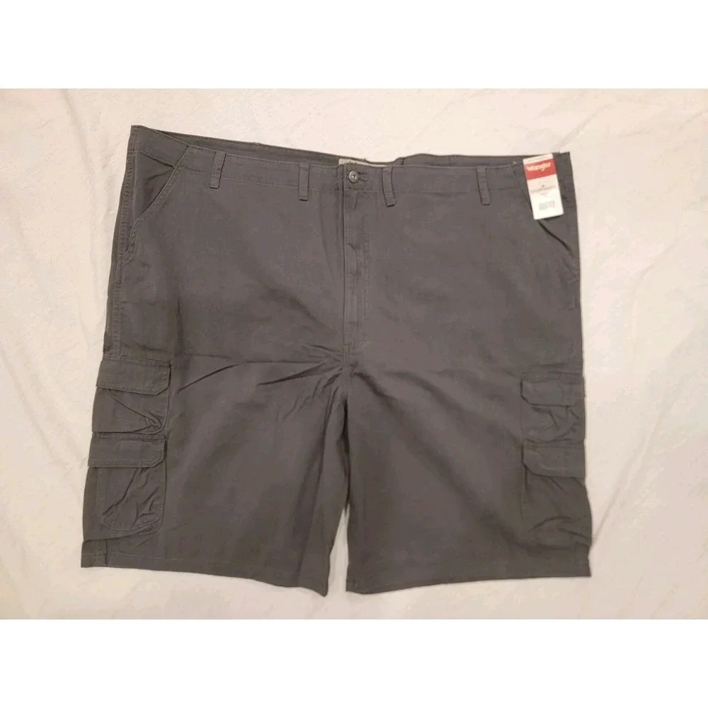 Wrangler Authentics Mens Cargo Shorts Size‎ 54 Gray ZM6BSAH Multi Pocket NWT